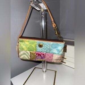 Coach Colorful Patchwork Women's Wristlet